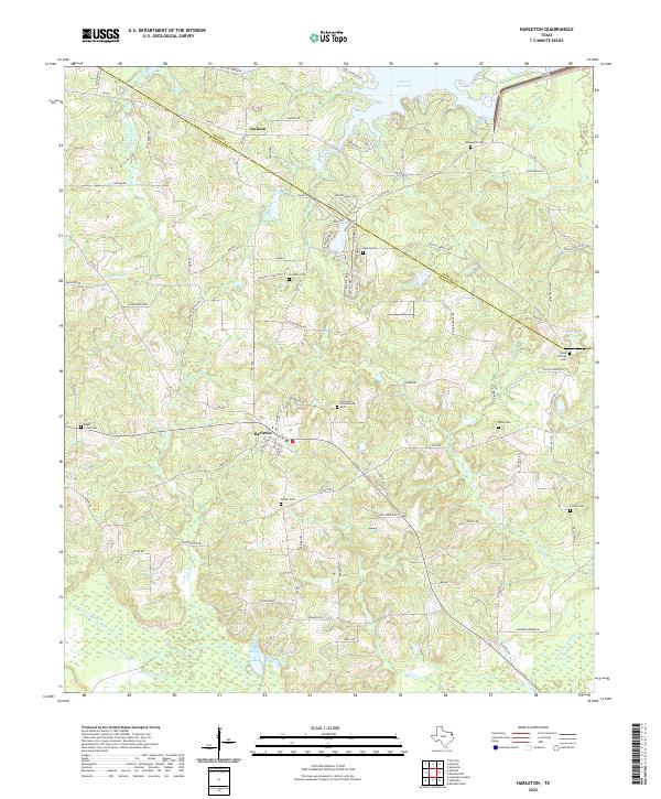 USGS Topographic Map – Harleton