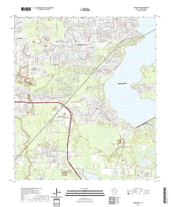 USGS Topographic Map – Harmaston