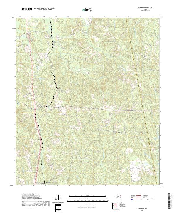 USGS Topographic Map – Harrisburg