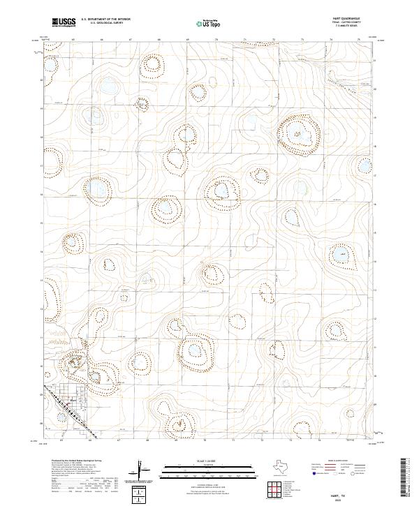 USGS Topographic Map – Hart
