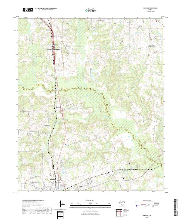 USGS Topographic Map – Harvard
