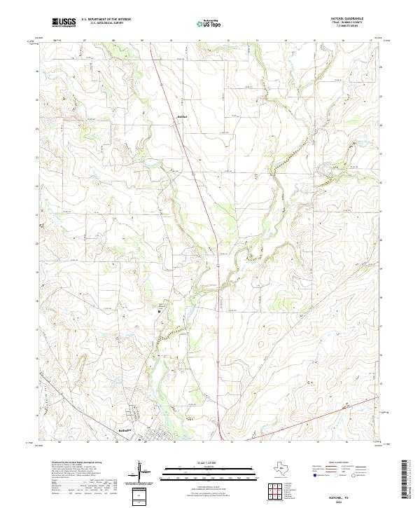 USGS Topographic Map – Hatchel