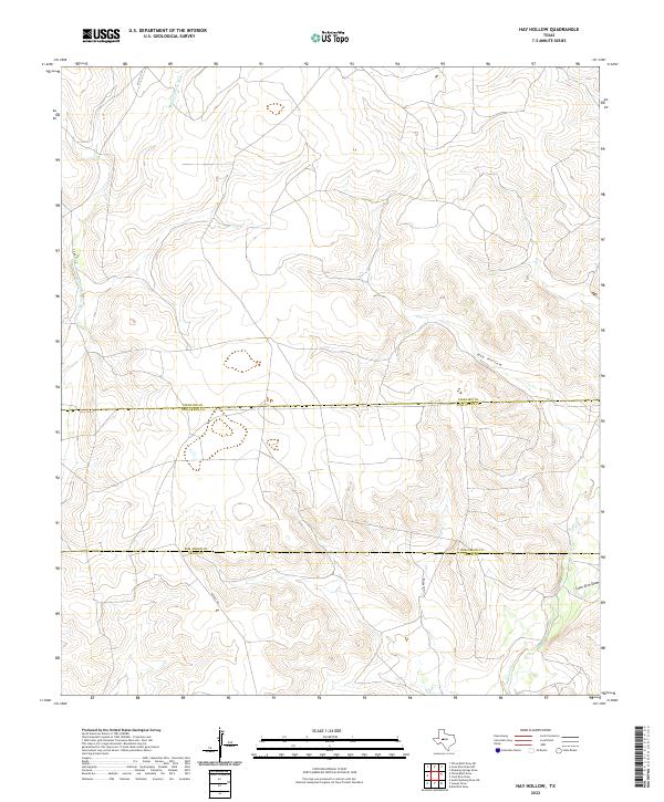 USGS Topographic Map – Hay Hollow