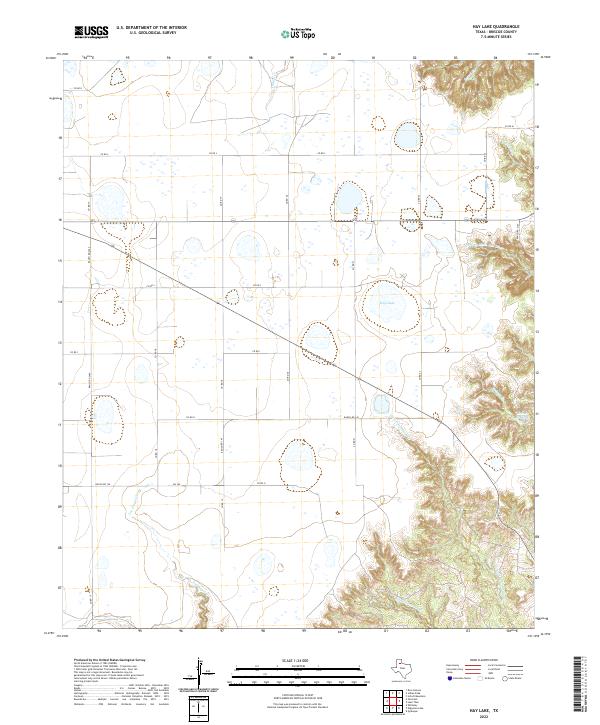 USGS Topographic Map – Hay Lake