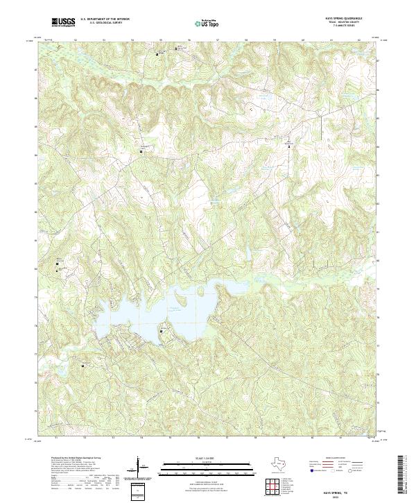 USGS Topographic Map – Hays Spring