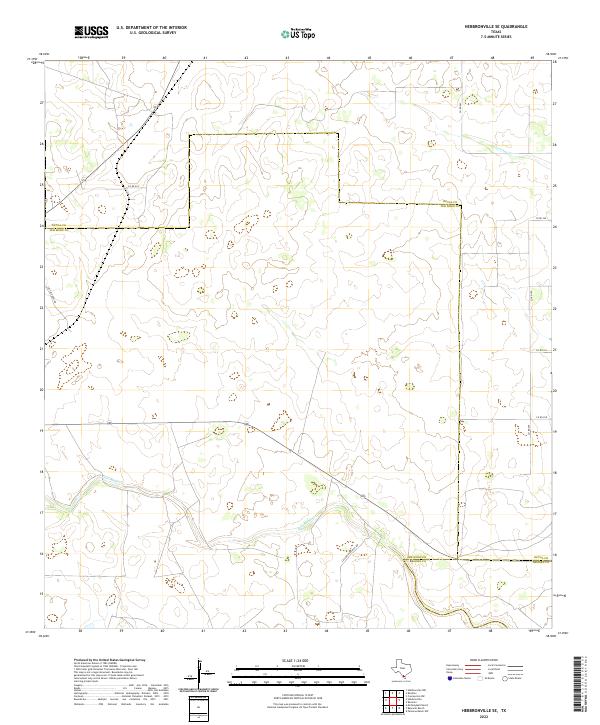 USGS Topographic Map – Hebbronville SE