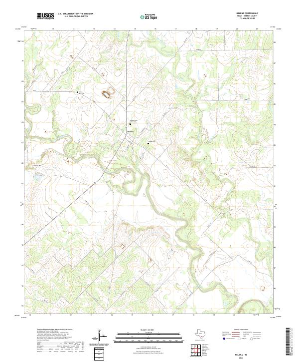 USGS Topographic Map – Helena