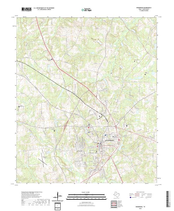 USGS Topographic Map – Henderson