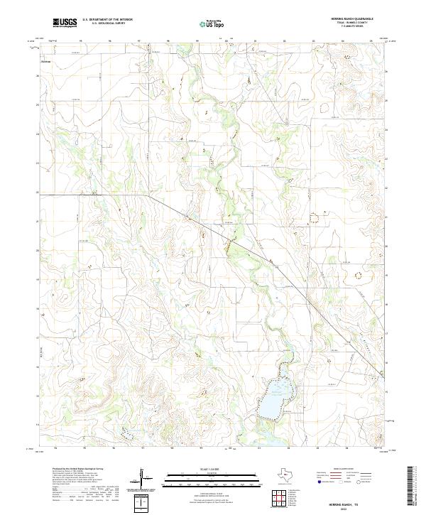 USGS Topographic Map – Herring Ranch