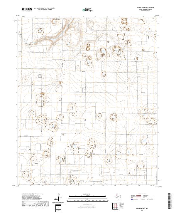 USGS Topographic Map – Hester Ranch