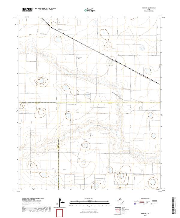 USGS Topographic Map – Hilburn