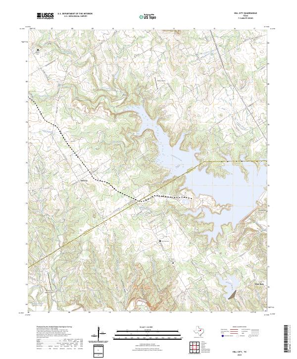 USGS Topographic Map – Hill City