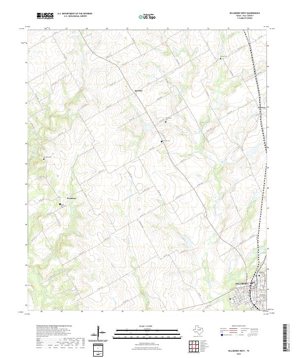 USGS Topographic Map – Hillsboro West