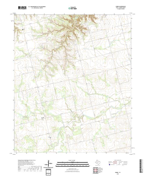 USGS Topographic Map – Hobbs