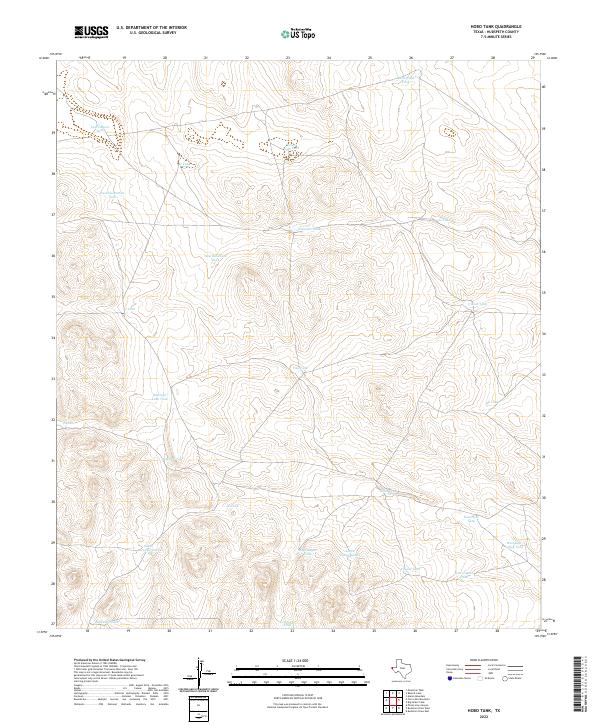 USGS Topographic Map – Hobo Tank