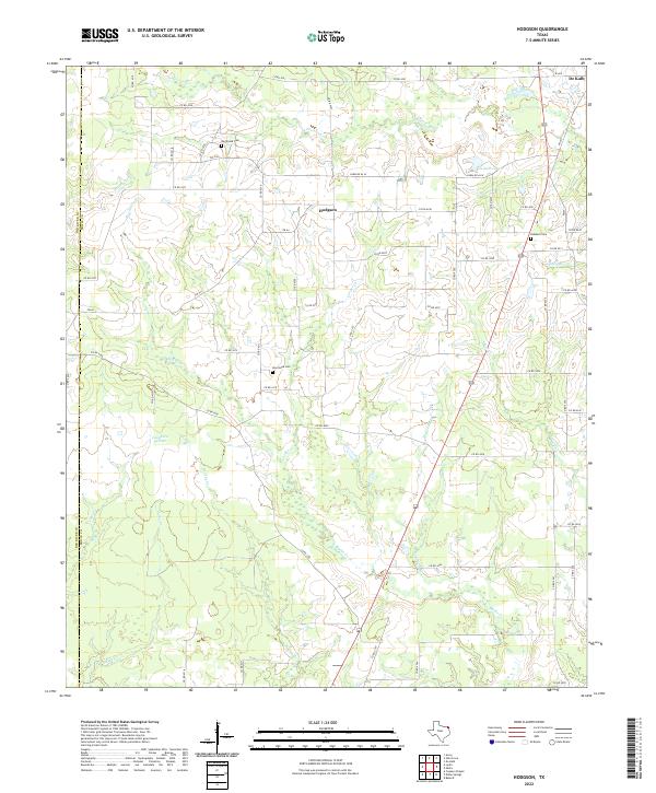 USGS Topographic Map – Hodgson
