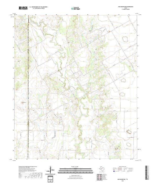 USGS Topographic Map – Hog Mountain