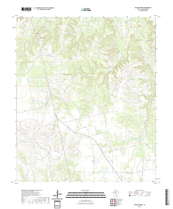 USGS Topographic Map – Holder Creek