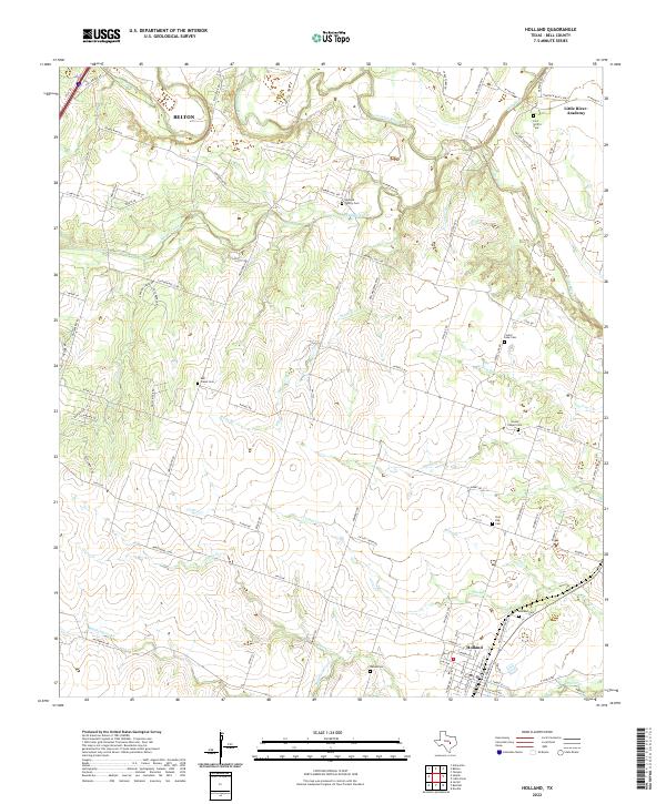 USGS Topographic Map – Holland