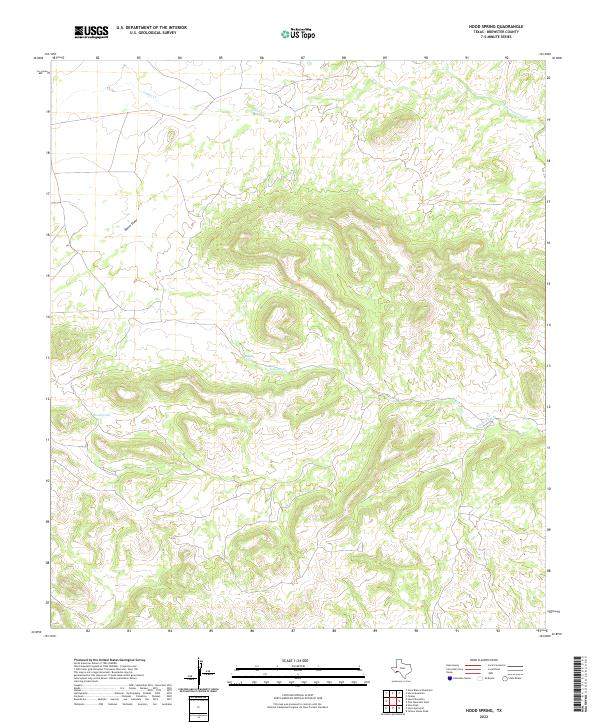 USGS Topographic Map – Hood Spring