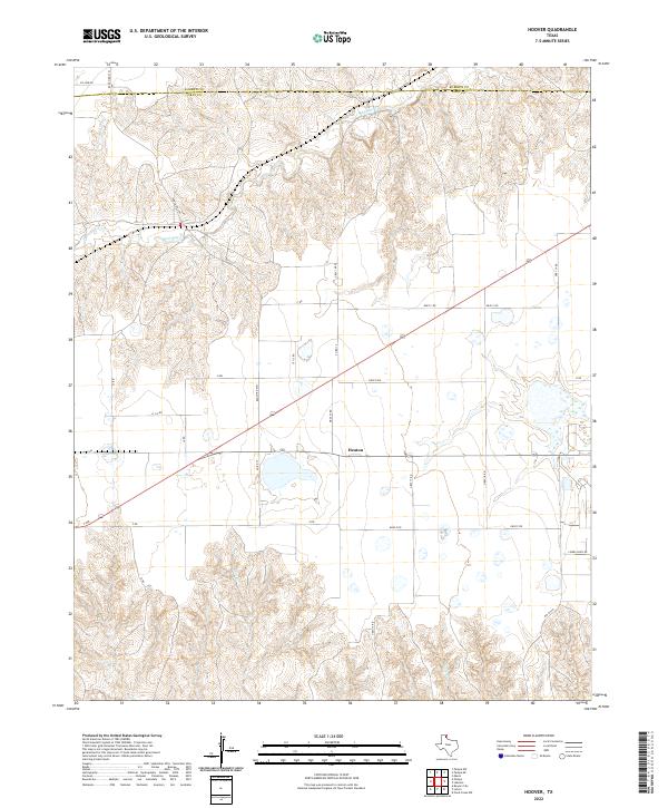 USGS Topographic Map – Hoover