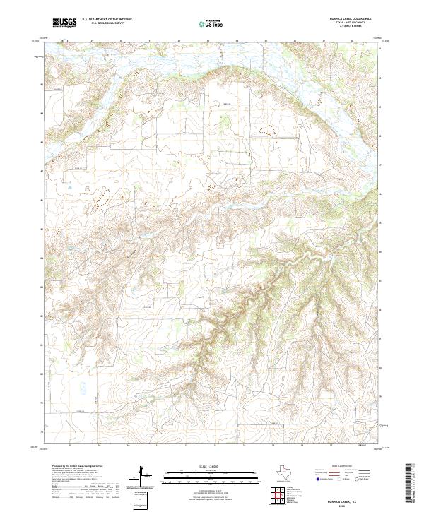 USGS Topographic Map – Hornica Creek