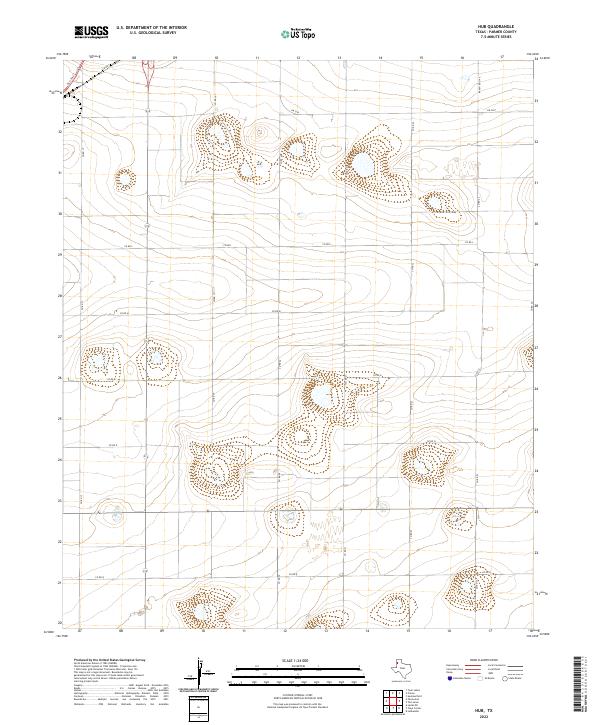 USGS Topographic Map – Hub