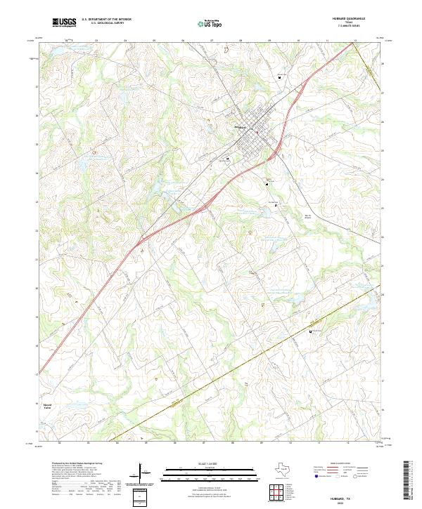 USGS Topographic Map – Hubbard