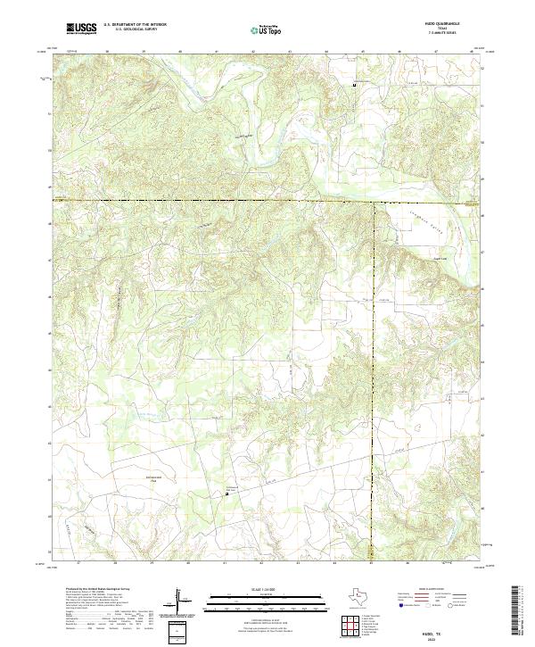 USGS Topographic Map – Hudd
