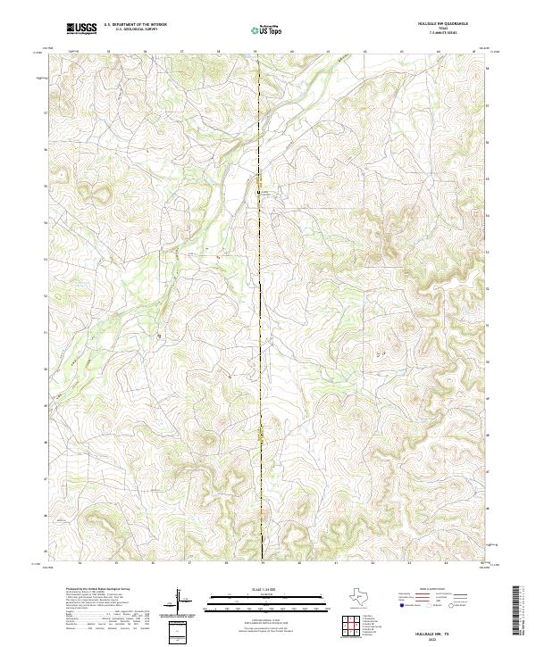 USGS Topographic Map – Hulldale NW