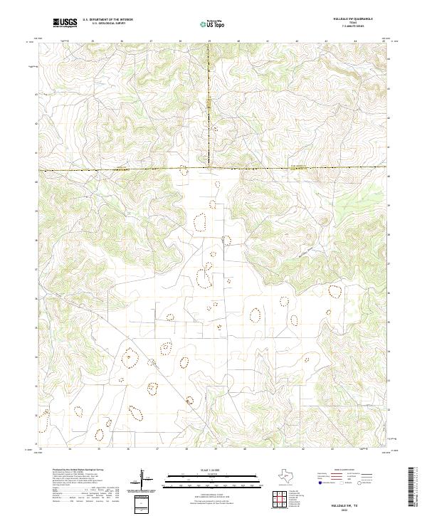 2022 Map of Hulldale SW, 2022 Print