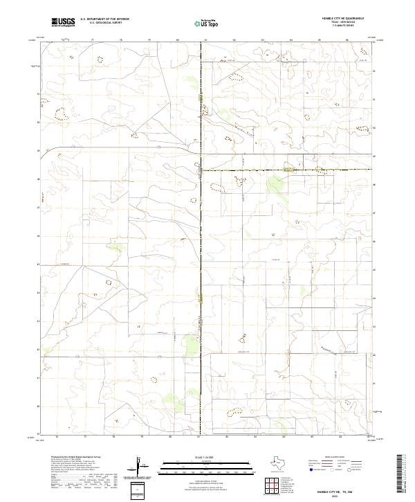 2022 Map of Humble City NE, 2022 Print