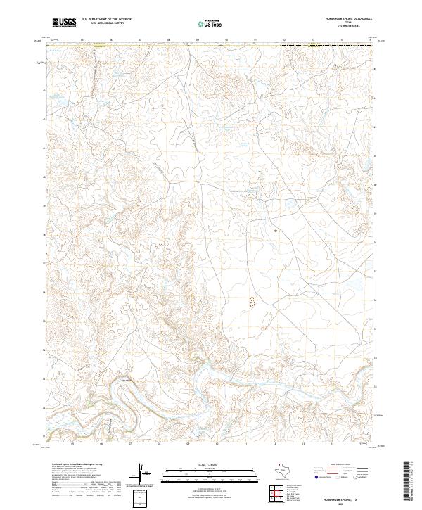 USGS Topographic Map – Humdinger Spring