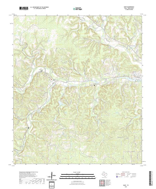 USGS Topographic Map – Hunt
