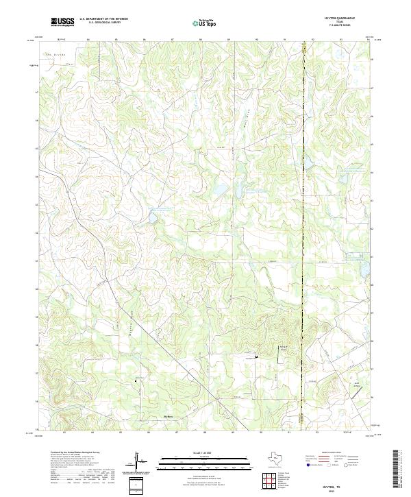 USGS Topographic Map – Hylton