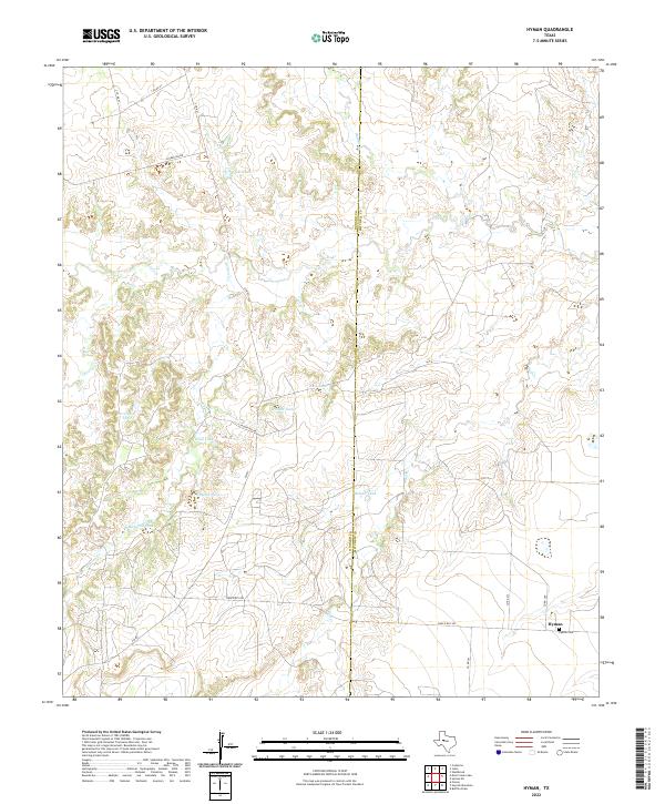 USGS Topographic Map – Hyman