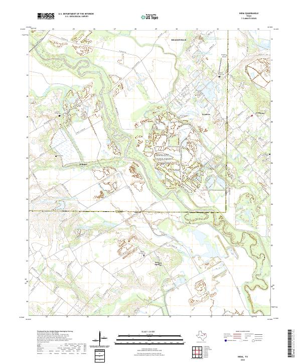 USGS Topographic Map – India