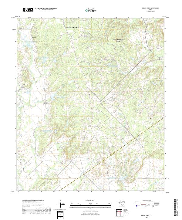 USGS Topographic Map – Indian Creek