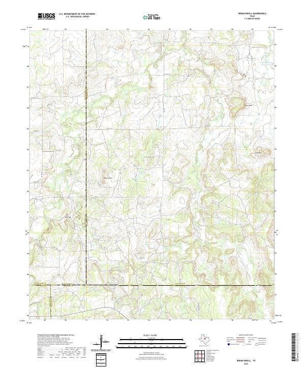 USGS Topographic Map – Indian Knoll