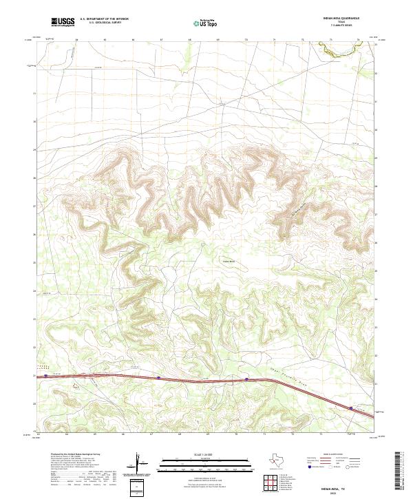 USGS Topographic Map – Indian Mesa