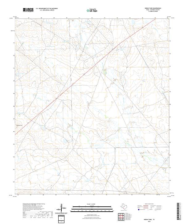 USGS Topographic Map – Indian Tank