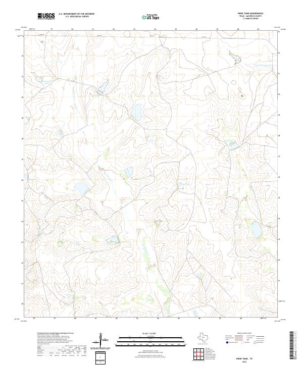 USGS Topographic Map – Indio Tank