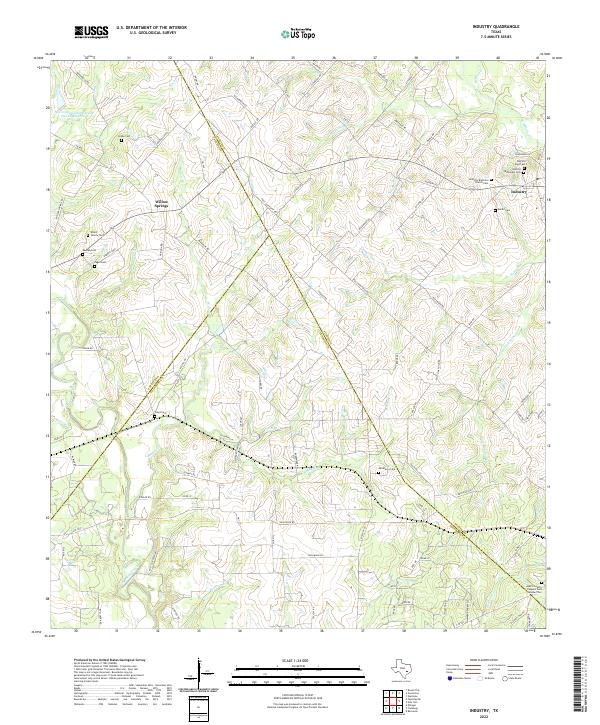 USGS Topographic Map – Industry