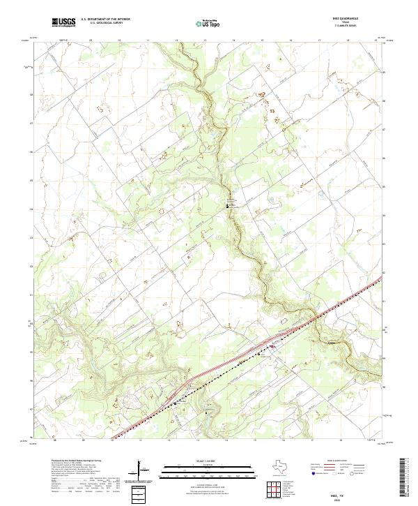 USGS Topographic Map – Inez