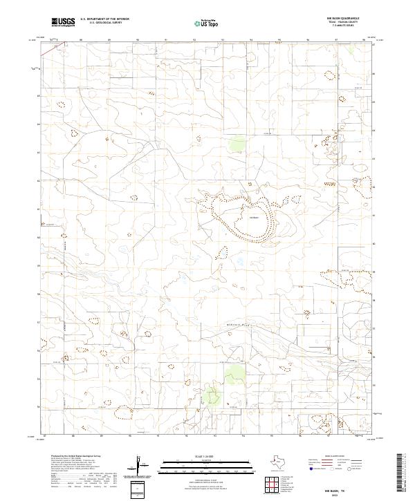 USGS Topographic Map – Ink Basin