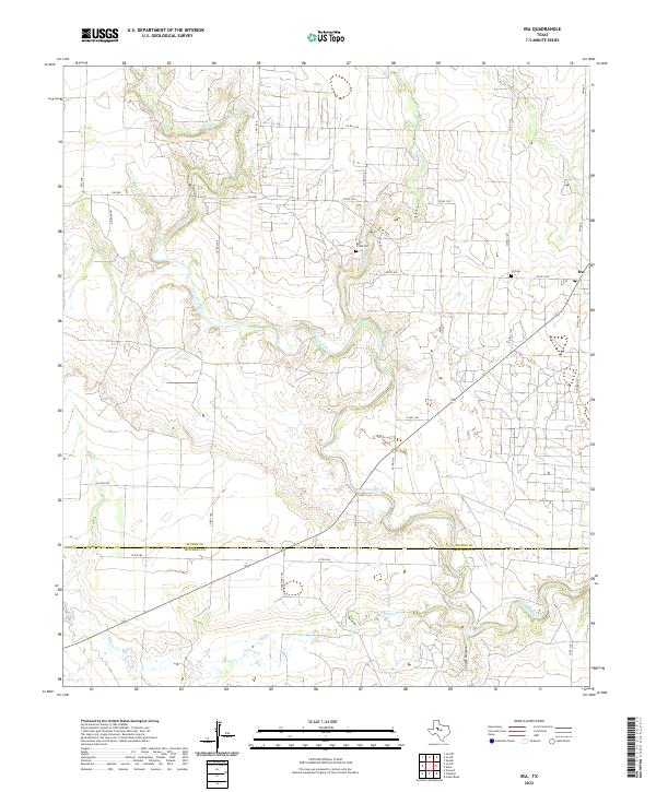 USGS Topographic Map – Ira