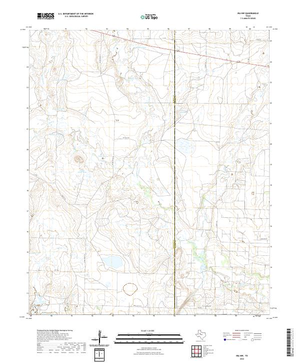 USGS Topographic Map – Ira NW