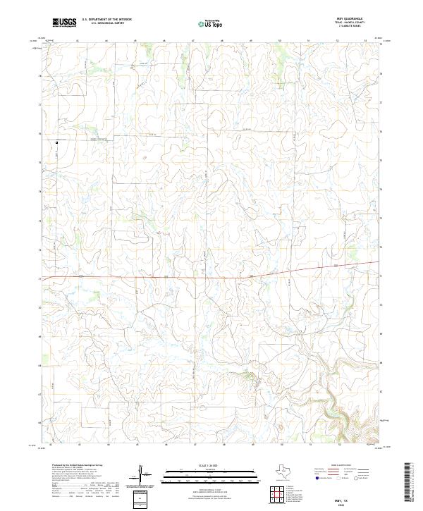 USGS Topographic Map – Irby