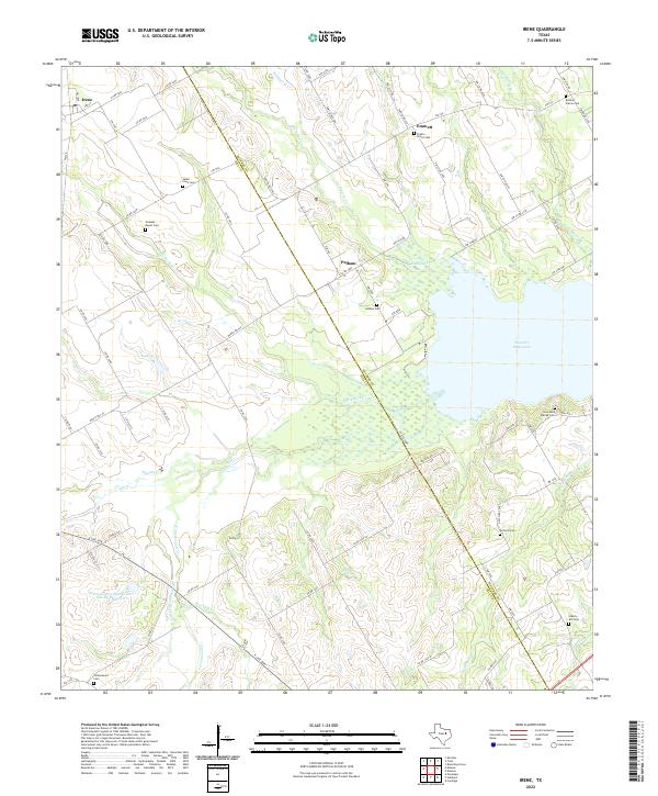 USGS Topographic Map – Irene