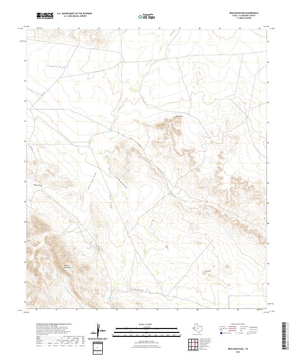 USGS Topographic Map – Iron Mountain